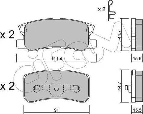 Sangsin Brake SP2076 - Əyləc altlığı dəsti, əyləc diski www.furqanavto.az