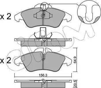 Sangsin Brake SP1273 - Əyləc altlığı dəsti, əyləc diski furqanavto.az