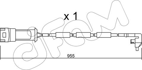 Cifam SU.091 - Xəbərdarlıq Kontakt, əyləc padinin aşınması furqanavto.az
