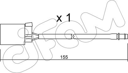 Cifam SU.015 - Xəbərdarlıq Kontakt, əyləc padinin aşınması furqanavto.az