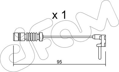 Cifam SU.011 - Xəbərdarlıq Kontakt, əyləc padinin aşınması furqanavto.az