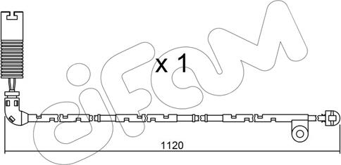 Cifam SU.156 - Xəbərdarlıq Kontakt, əyləc padinin aşınması furqanavto.az