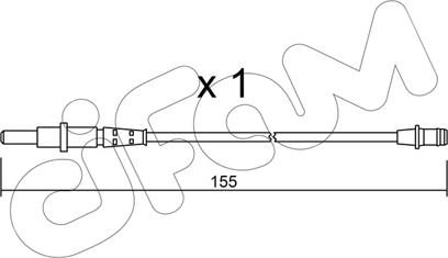 Cifam SU.163 - Xəbərdarlıq Kontakt, əyləc padinin aşınması furqanavto.az