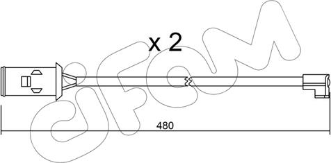 Cifam SU.101K - Xəbərdarlıq Kontakt, əyləc padinin aşınması furqanavto.az