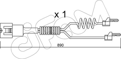 Cifam SU.103 - Xəbərdarlıq Kontakt, əyləc padinin aşınması furqanavto.az