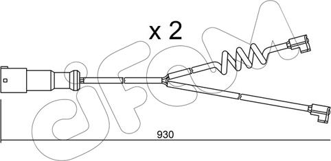 Cifam SU.188K - Xəbərdarlıq Kontakt, əyləc padinin aşınması furqanavto.az