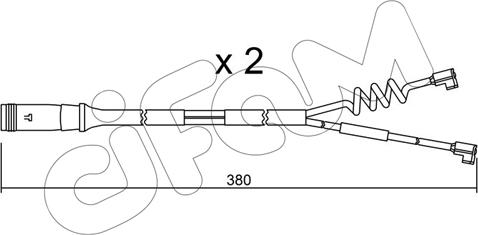 Cifam SU.175K - Xəbərdarlıq Kontakt, əyləc padinin aşınması furqanavto.az