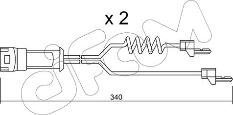 Cifam SU.172K - Xəbərdarlıq Kontakt, əyləc padinin aşınması furqanavto.az