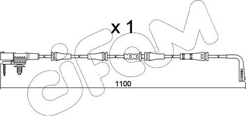 Cifam SU.358 - Xəbərdarlıq Kontakt, əyləc padinin aşınması furqanavto.az