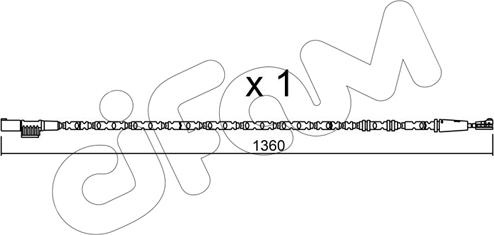 Cifam SU.308 - Xəbərdarlıq Kontakt, əyləc padinin aşınması furqanavto.az