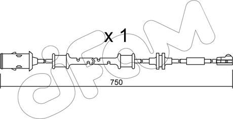 Cifam SU.319 - Xəbərdarlıq Kontakt, əyləc padinin aşınması furqanavto.az