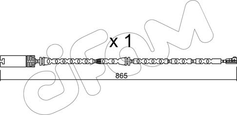 Cifam SU.299 - Xəbərdarlıq Kontakt, əyləc padinin aşınması furqanavto.az