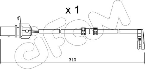 Cifam SU.290 - Xəbərdarlıq Kontakt, əyləc padinin aşınması furqanavto.az