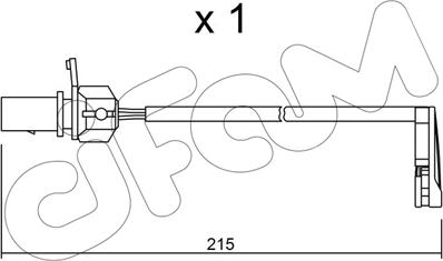 Cifam SU.291 - Xəbərdarlıq Kontakt, əyləc padinin aşınması furqanavto.az