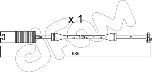 Cifam SU.250 - Xəbərdarlıq Kontakt, əyləc padinin aşınması furqanavto.az