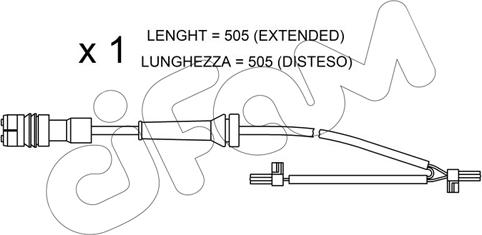 Cifam SU.265 - Xəbərdarlıq Kontakt, əyləc padinin aşınması furqanavto.az