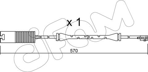 Cifam SU.208 - Xəbərdarlıq Kontakt, əyləc padinin aşınması furqanavto.az