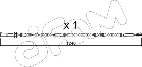 Cifam SU.288 - Xəbərdarlıq Kontakt, əyləc padinin aşınması furqanavto.az