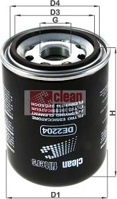 Clean Filters DE2204 - Hava qurutma kartuşu, sıxılmış hava sistemi furqanavto.az