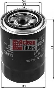 Clean Filters DF 863/A - Yağ filtri furqanavto.az