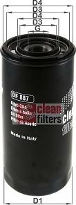 Clean Filters DF 887 - Yağ filtri furqanavto.az