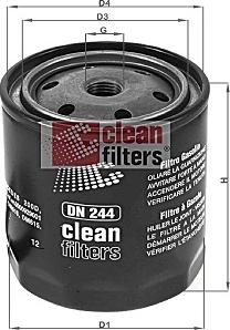 Clean Filters DN 244 - Yanacaq filtri furqanavto.az