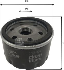 Clean Filters DO1836 - Yağ filtri furqanavto.az