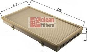 Clean Filters NC2141 - Filtr, daxili hava furqanavto.az