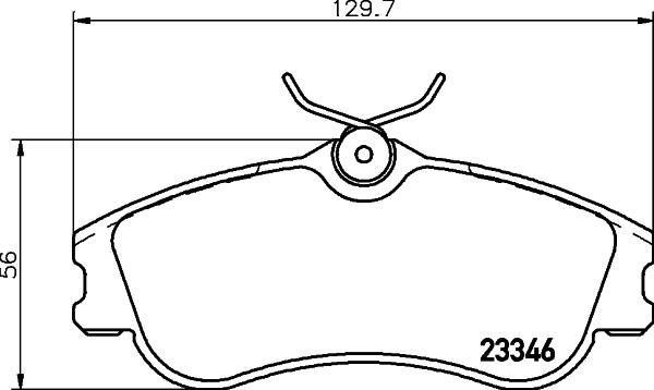 Cobreq N-1157 - Əyləc altlığı dəsti, əyləc diski furqanavto.az