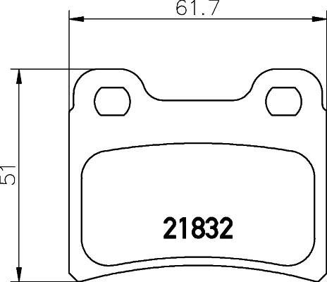 Cobreq N-133 - Əyləc altlığı dəsti, əyləc diski furqanavto.az