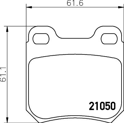 Cobreq N-321 - Əyləc altlığı dəsti, əyləc diski furqanavto.az