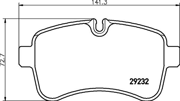 Cobreq N-740 - Əyləc altlığı dəsti, əyləc diski furqanavto.az