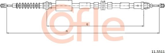 Cofle 92.11.5511 - Kabel, dayanacaq əyləci furqanavto.az