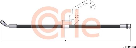 Cofle 92.BH.HY064 - Əyləc şlanqı furqanavto.az