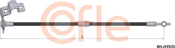 Cofle 92.BH.HY035 - Əyləc şlanqı furqanavto.az