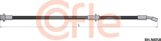 Cofle 92.BH.NI058 - Əyləc şlanqı furqanavto.az