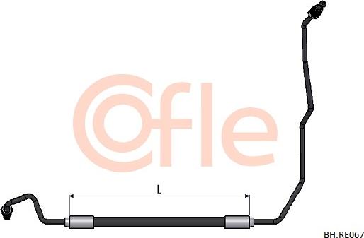 Cofle 92.BH.RE067 - Əyləc şlanqı furqanavto.az