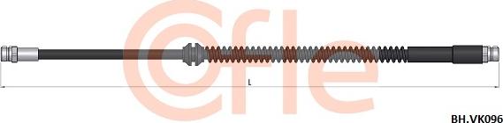 Cofle 92.BH.VK096 - Əyləc şlanqı furqanavto.az