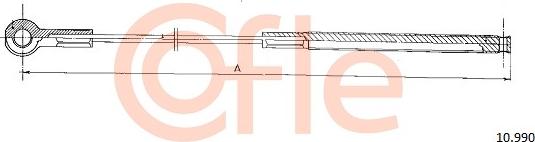 Cofle 10.990 - Kabel, dayanacaq əyləci furqanavto.az