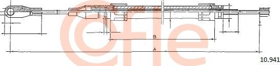 Cofle 10.941 - Kabel, dayanacaq əyləci furqanavto.az