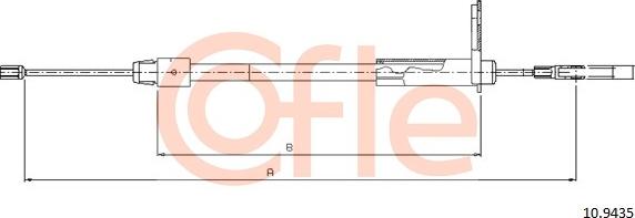 Cofle 10.9435 - Kabel, dayanacaq əyləci furqanavto.az