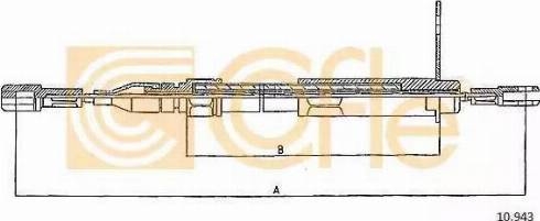 LPR C0408B - Kabel, dayanacaq əyləci furqanavto.az