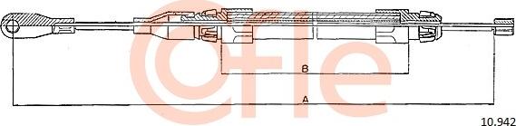 Cofle 10.942 - Kabel, dayanacaq əyləci furqanavto.az