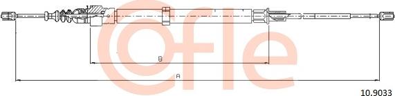 Cofle 10.9033 - Kabel, dayanacaq əyləci furqanavto.az