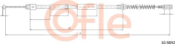 Cofle 10.9892 - Kabel, dayanacaq əyləci furqanavto.az