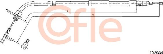 Cofle 10.9334 - Kabel, dayanacaq əyləci furqanavto.az