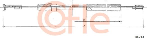 Cofle 10.213 - Debriyaj kabeli furqanavto.az