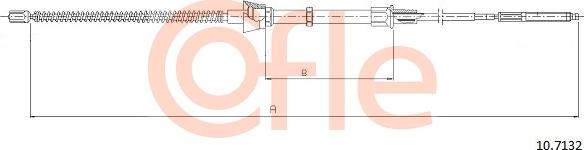 Cofle 92.10.7132 - Kabel, dayanacaq əyləci furqanavto.az