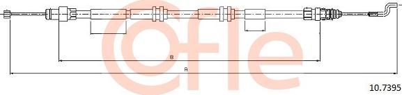 Cofle 92.10.7395 - Kabel, dayanacaq əyləci furqanavto.az