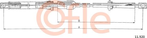 Cofle 11.920 - Sürətləndirici kabel furqanavto.az